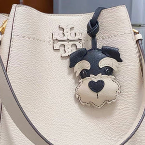 Leather Schnauzer Pendant
