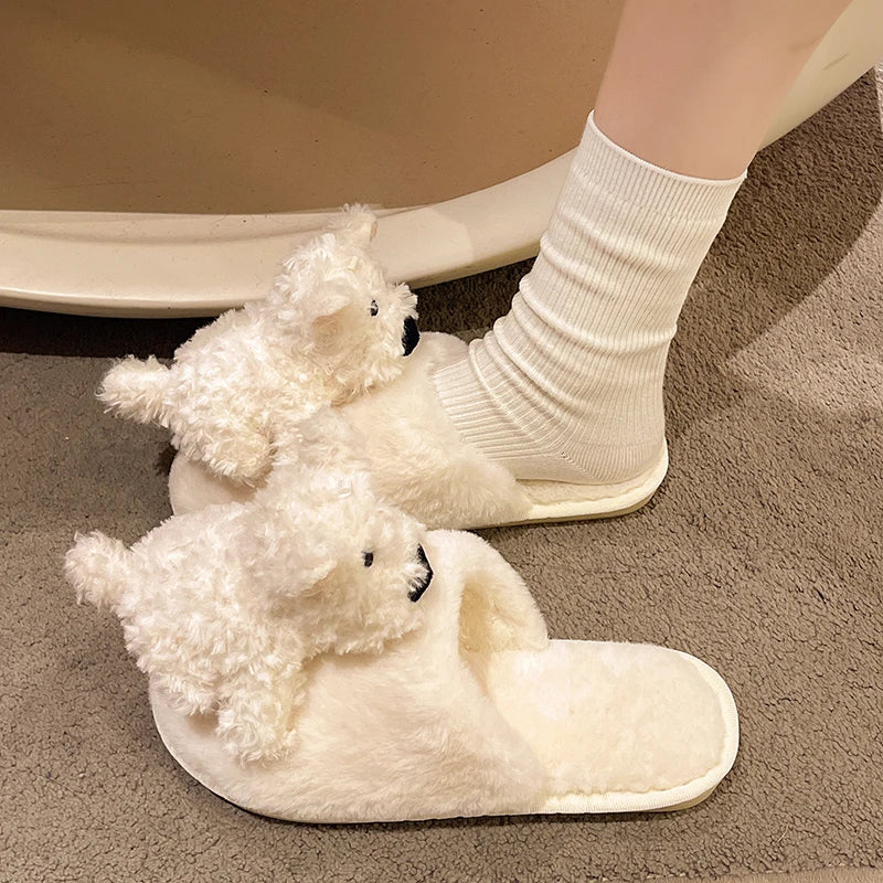 Westie Toy Slippers
