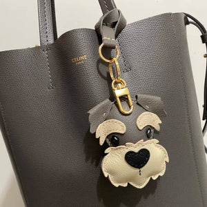 Leather Schnauzer Pendant