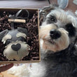 Leather Schnauzer Pendant