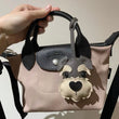 Leather Schnauzer Pendant