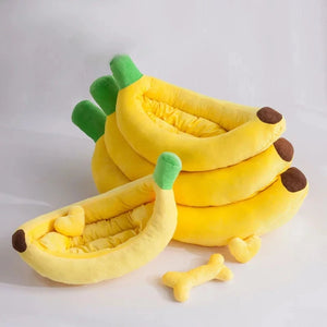 Banana Dog Bed