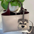 Leather Schnauzer Pendant