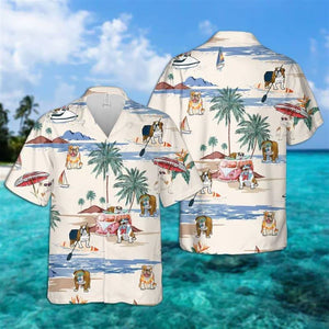 English Bulldog Hawaiian Shirt