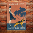 And she lived happily ever after German Shepherd Wall Art