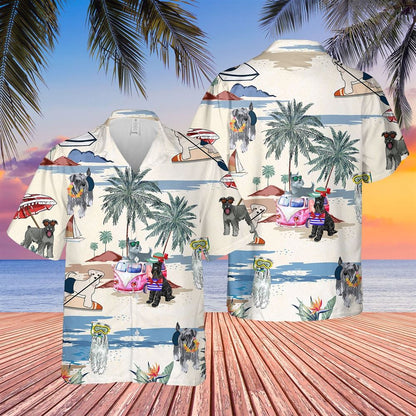 Schnauzer Hawaiian Shirt