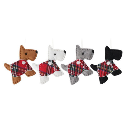 Christmas Schnauzer Ornaments