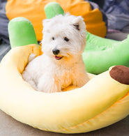 Banana Dog Bed