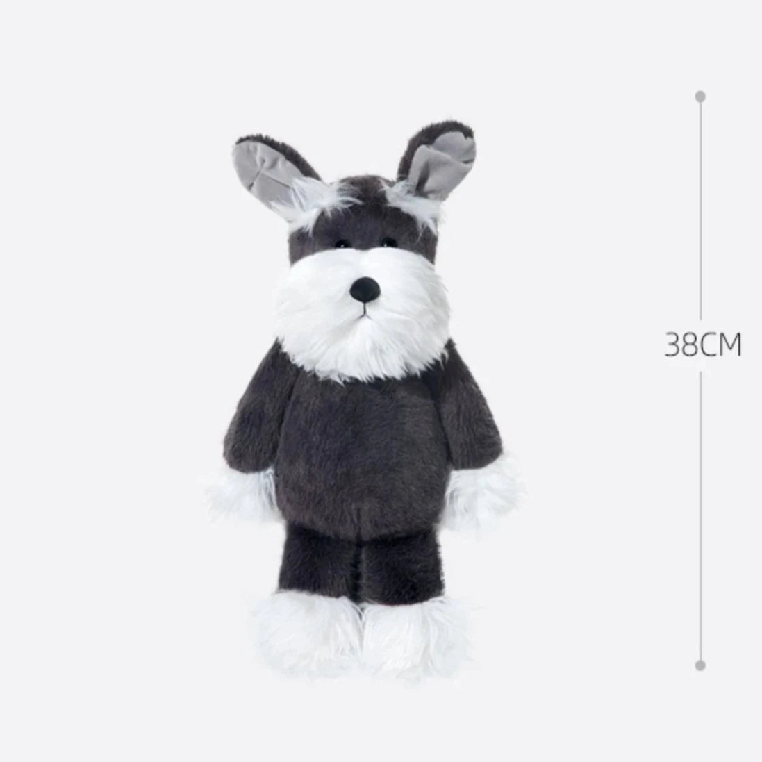 Fluffy Schnauzer Plush Toy