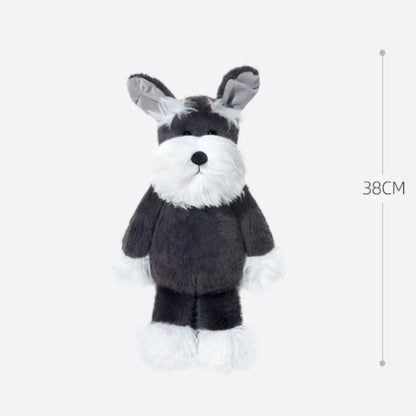 Fluffy Schnauzer Plush Toy