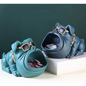 Cool Bulldog Trinket and Candy Holder