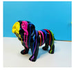 Color Splash English Bulldog Sculpture