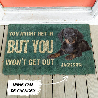 Personalized Boxer Dog Doormat