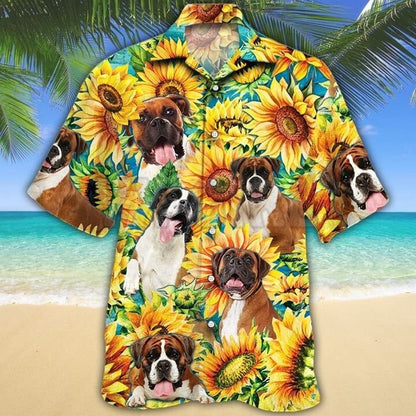 Boxer Dog Summer Shirt
