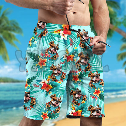 English Bulldog Summer Shirt and Shorts