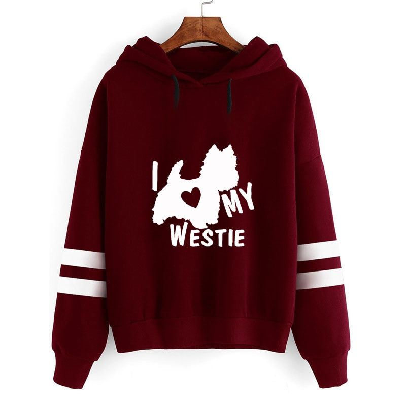 I Love My Westie Hoodie