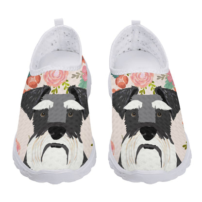 Schnauzer Slip-on mesh sneakers