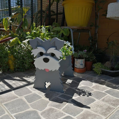 German Shepherd Flower Planter