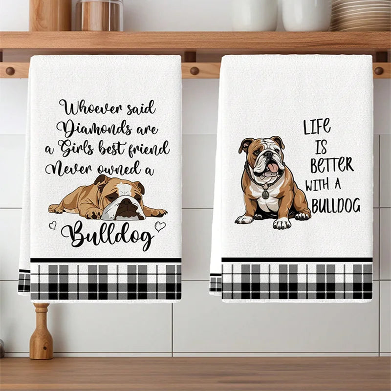 Bulldog Kitchen Towels
