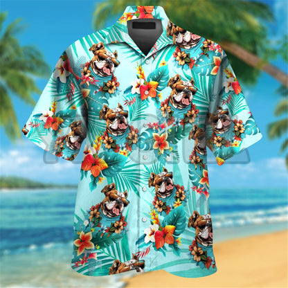 English Bulldog Summer Shirt and Shorts