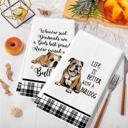 Bulldog Kitchen Towels