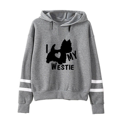 I Love My Westie Hoodie