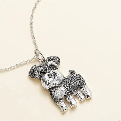 Schnauzer Pendant Necklace