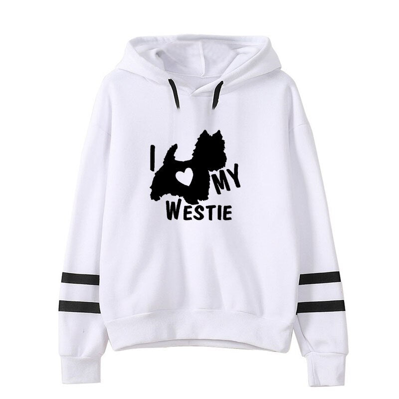 I Love My Westie Hoodie