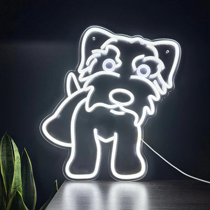 Schnauzer Neon Sign