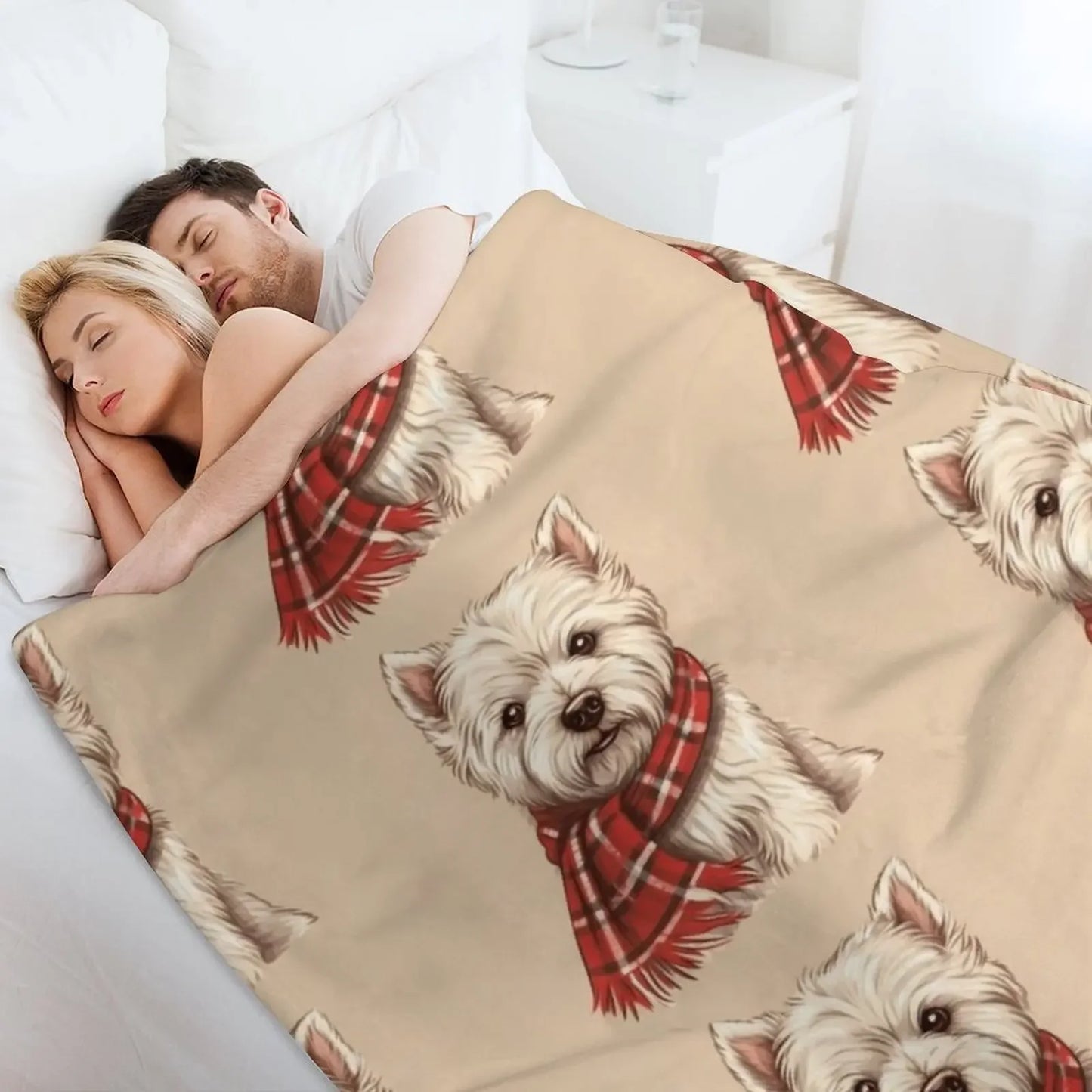 Winter Westie Blanket