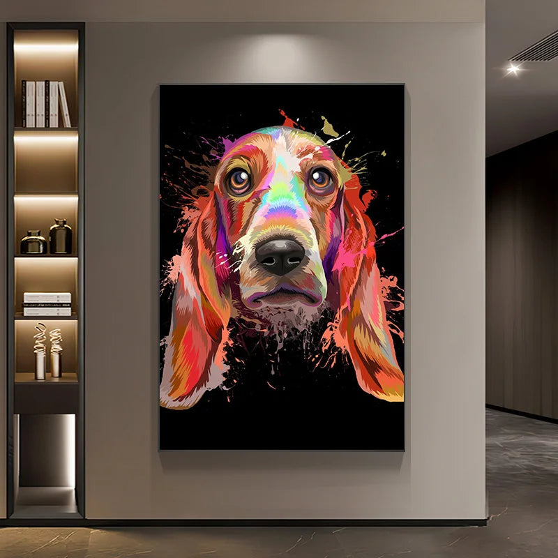 English Bulldog Splash Art
