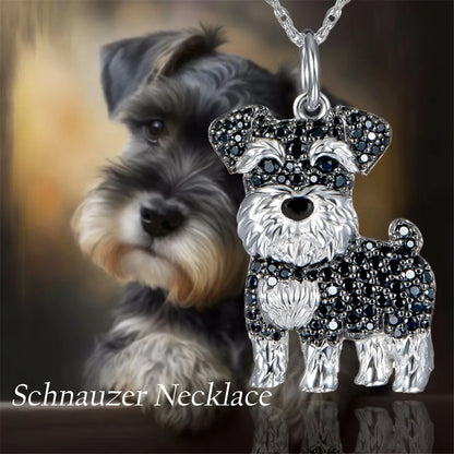 Schnauzer Pendant Necklace