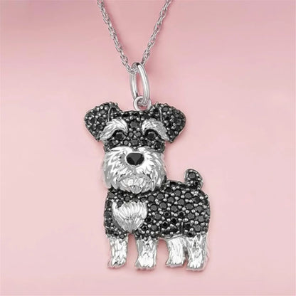Schnauzer Pendant Necklace