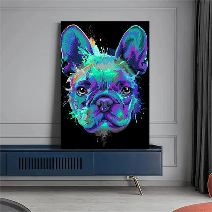 English Bulldog Splash Art