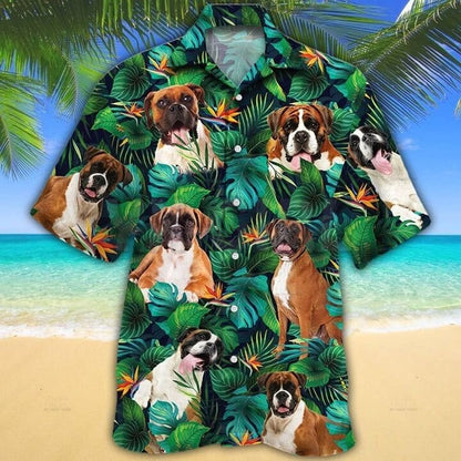 Boxer Dog Summer Shirt