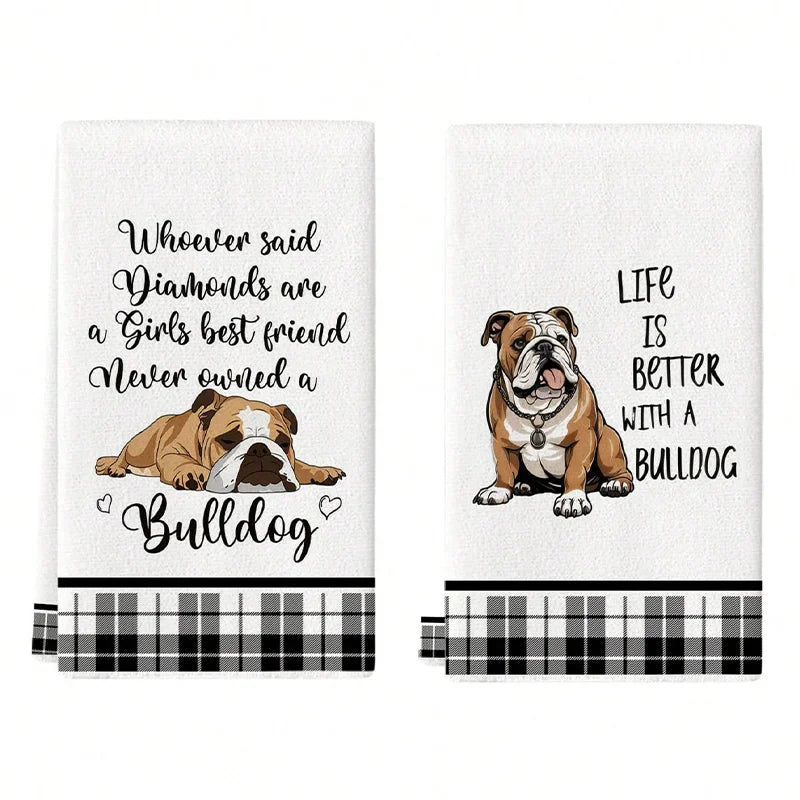 Bulldog Kitchen Towels