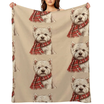 Winter Westie Blanket