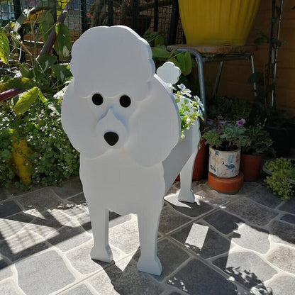 German Shepherd Flower Planter