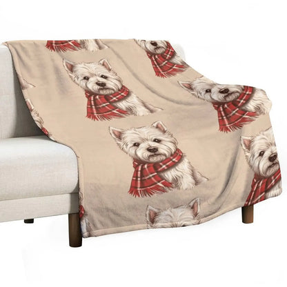 Winter Westie Blanket