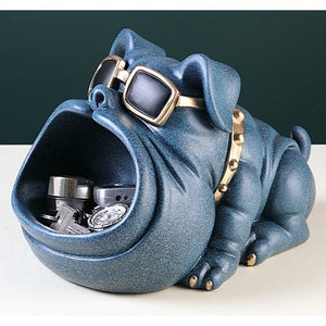 Cool Bulldog Trinket and Candy Holder