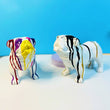 Color Splash English Bulldog Sculpture