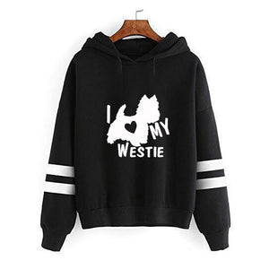 I Love My Westie Hoodie