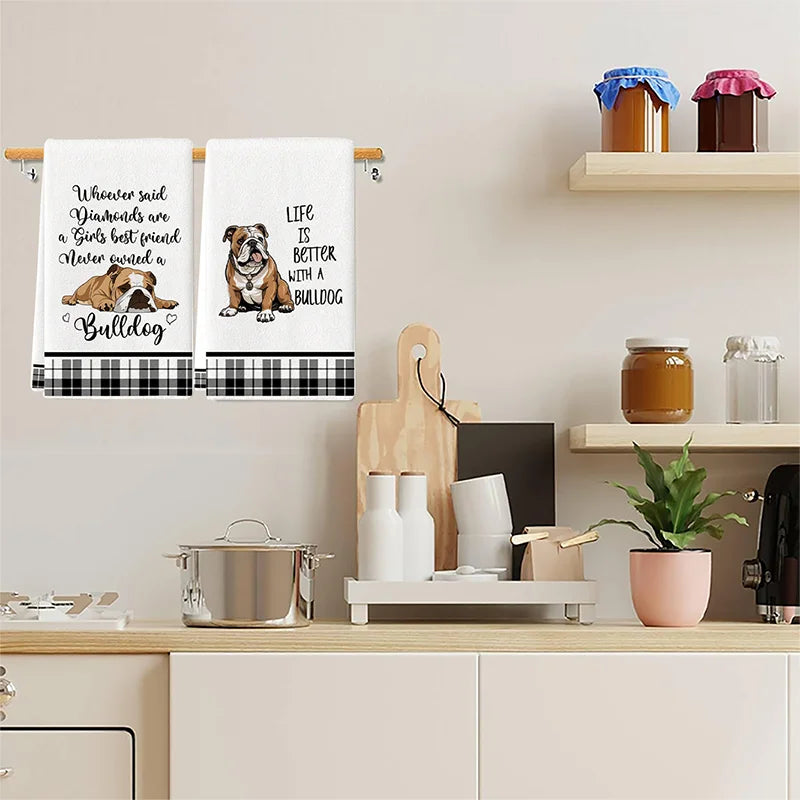 Bulldog Kitchen Towels