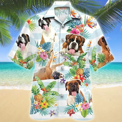 Boxer Dog Summer Shirt