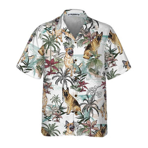 German Shepherd Hawaiian Shirt