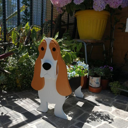 German Shepherd Flower Planter