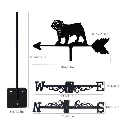 English  Bulldog Weather Vane