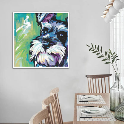 Graffiti Schnauzer Wall Art
