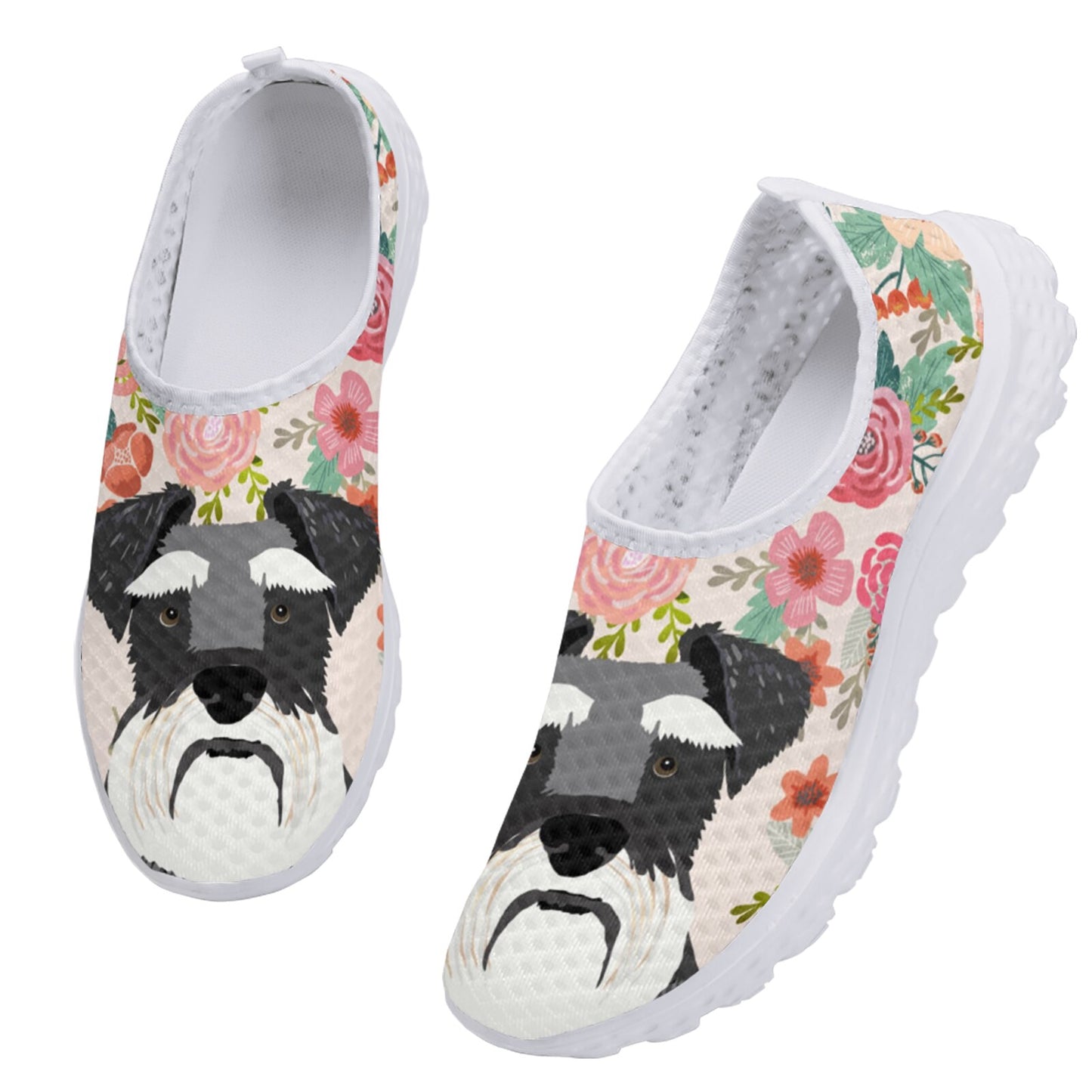 Schnauzer Slip-on mesh sneakers