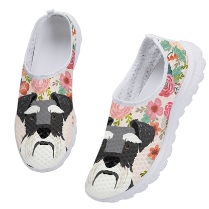 Schnauzer Slip-on mesh sneakers